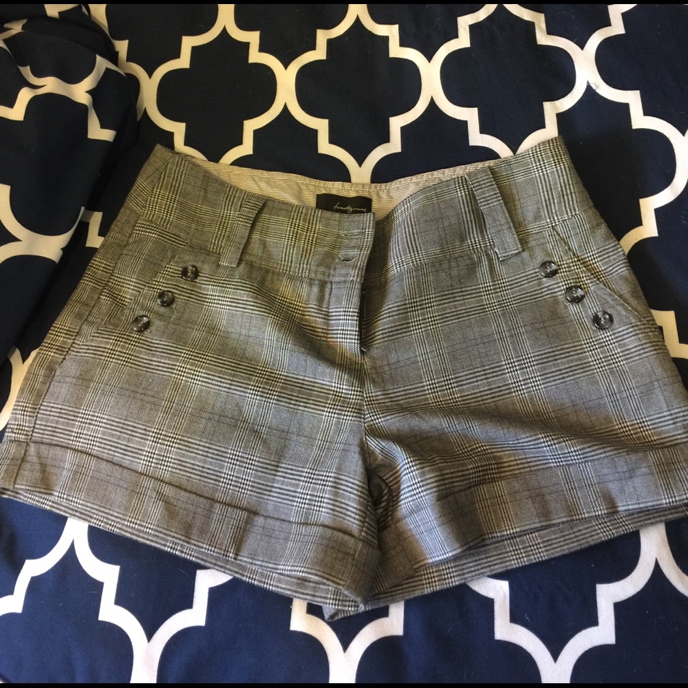Plaid shorts
