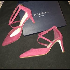 New Cole Haan 3.5" Color Cabernet I say Raspberry