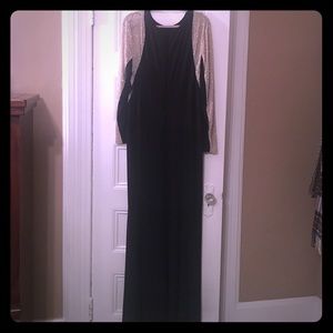 Xscape Beaded Illusion Gown
