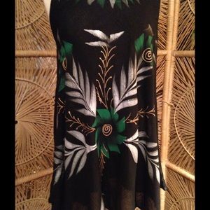 Hand painted tunic top.