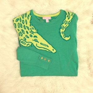 Lilly Pulitzer Alligator Sweater
