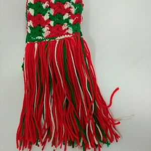 Shell stitch crochet scarf handmade women