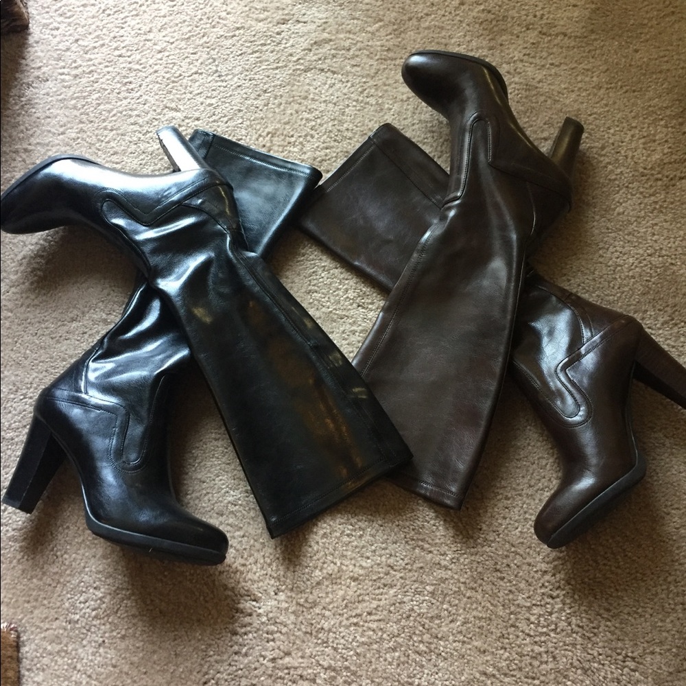 Get 2 pair of Franco Sarto Ladies knee tall boots