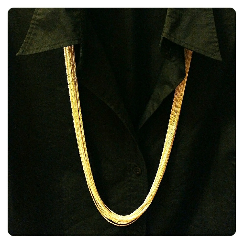 Multi-strand statement necklace