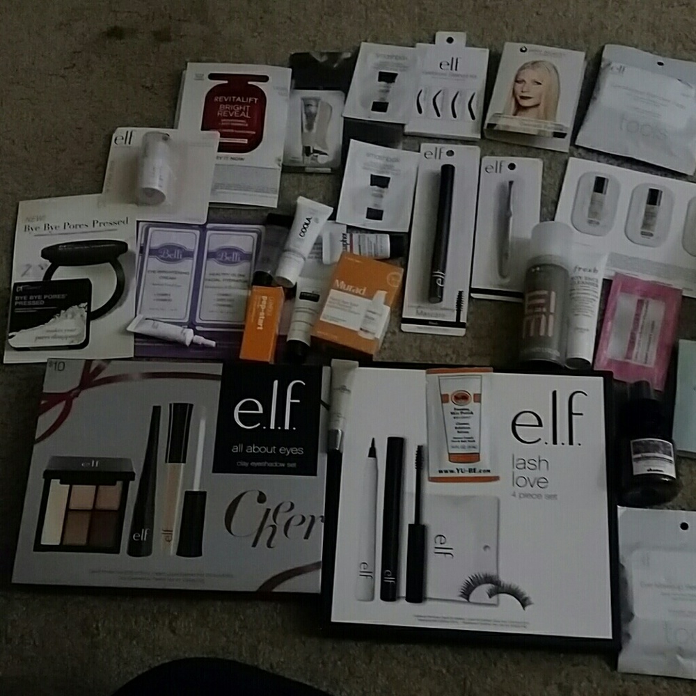Elf makeup and misc samples