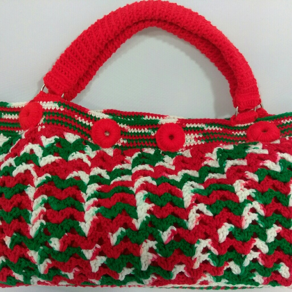 Handmade crochet women handbag