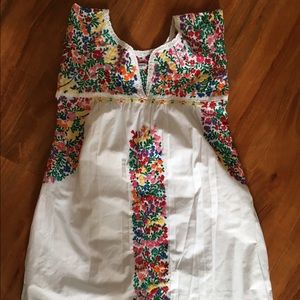 Santa Marguerite White Folk Dress