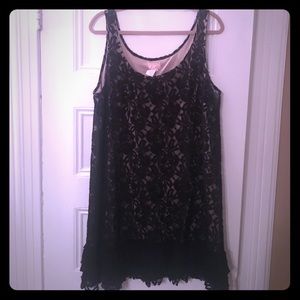 Black Lace Cocktail Dress