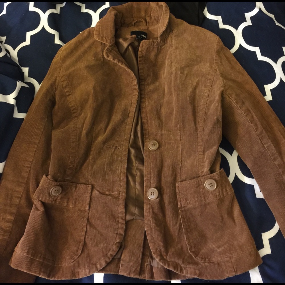 Corduroy tan blazer