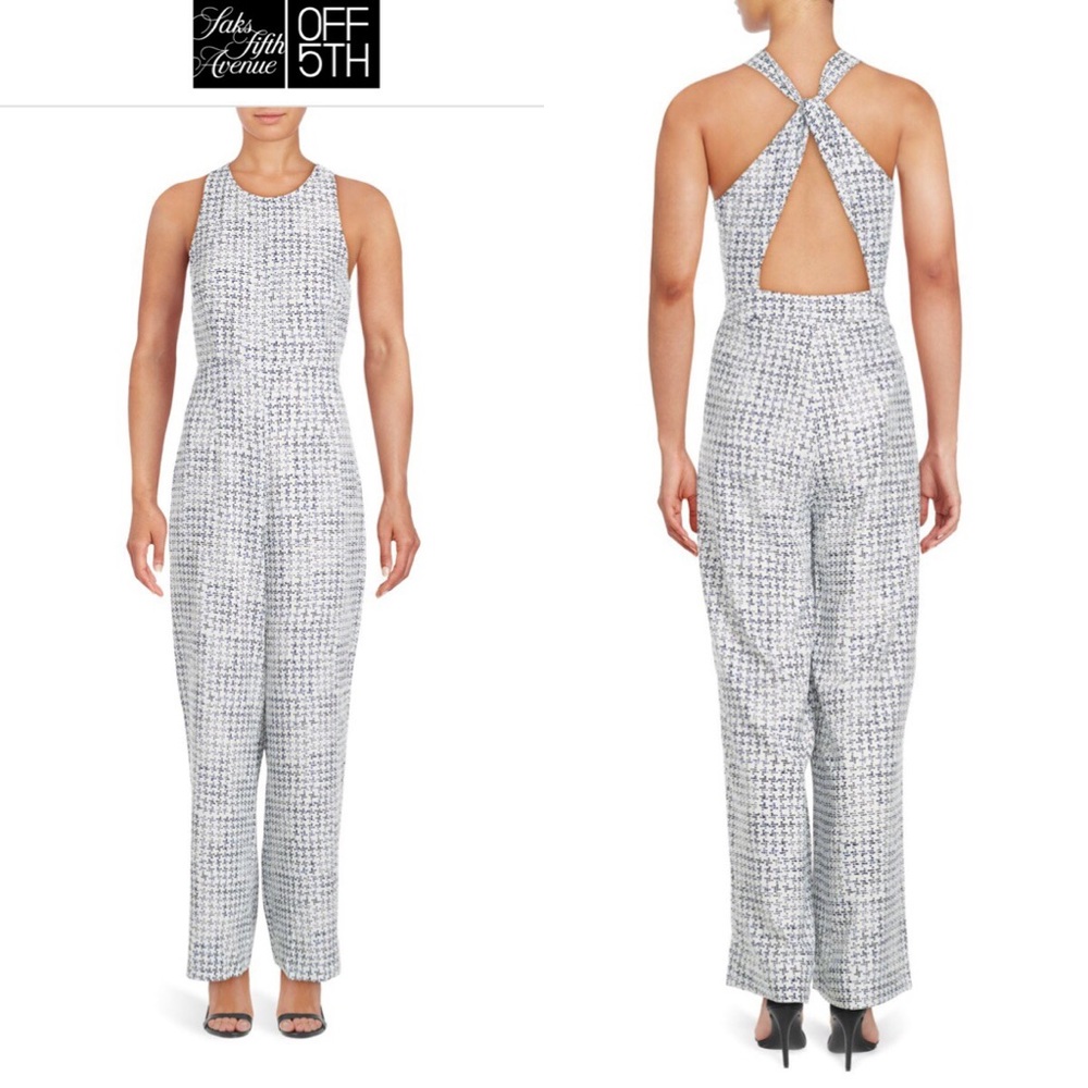BNWT Finders Keeper frazer jumpsuit in "ink dot"
