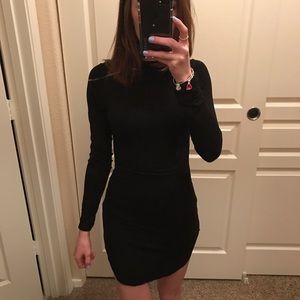 Black Bodycon Longsleeve Dress