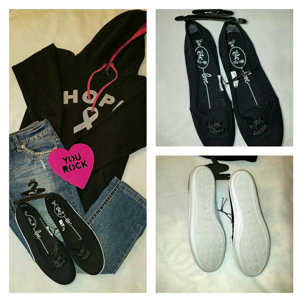 NwT Rue21 Canvas Shoes Sz M (7/8)