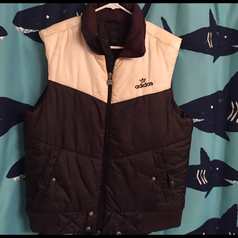 Men's Adidas vintage puff vest