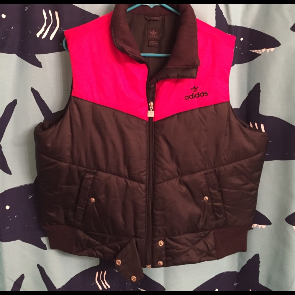 Women's Adidas vintage puff vest