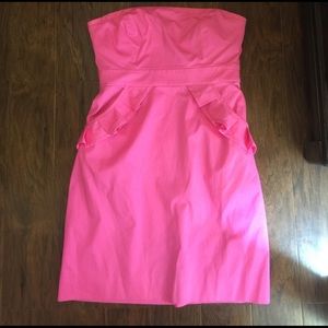 NWT j. Crew hot pink dress