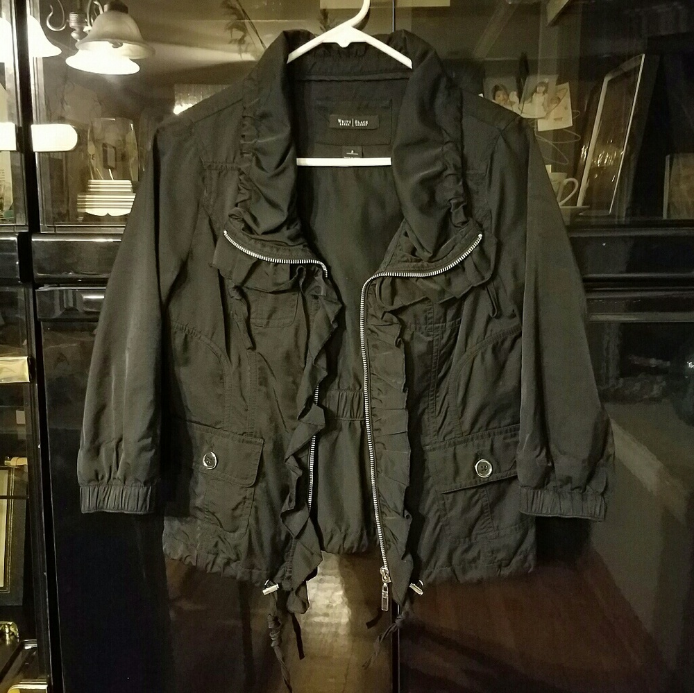 White House Black Market Windbreaker Rain Jacket 2