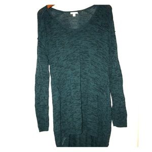 Caslon Knit Tunic Sweater - Teal