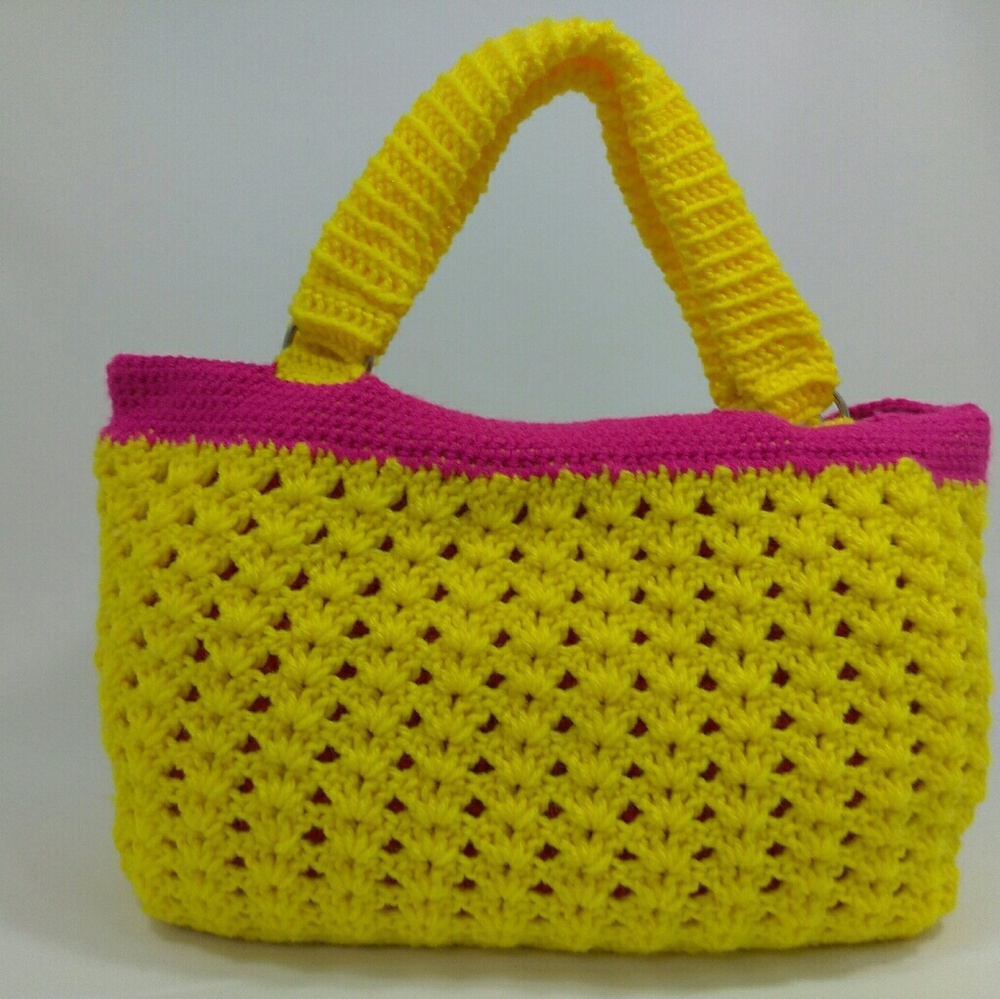 Women crochet handbag handmade