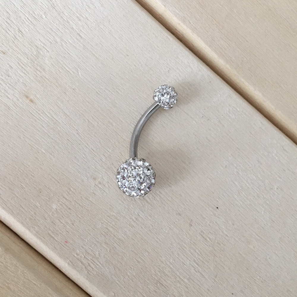 Sparkle Pave Belly Button Ring