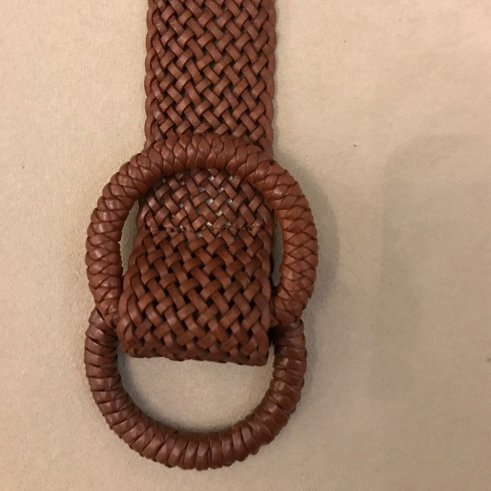 Banana Republic leather weaved belt - Picture 3 of 4
