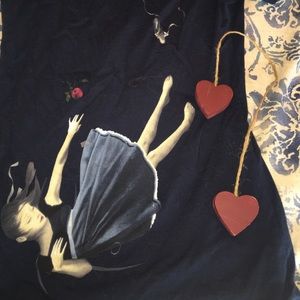 falling girl tshirt