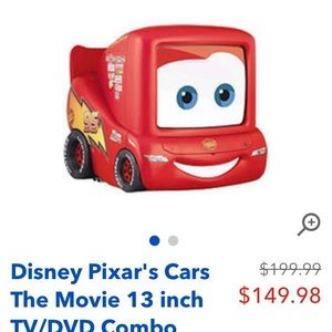 Disney Cars TV:DVD combo 13 inch