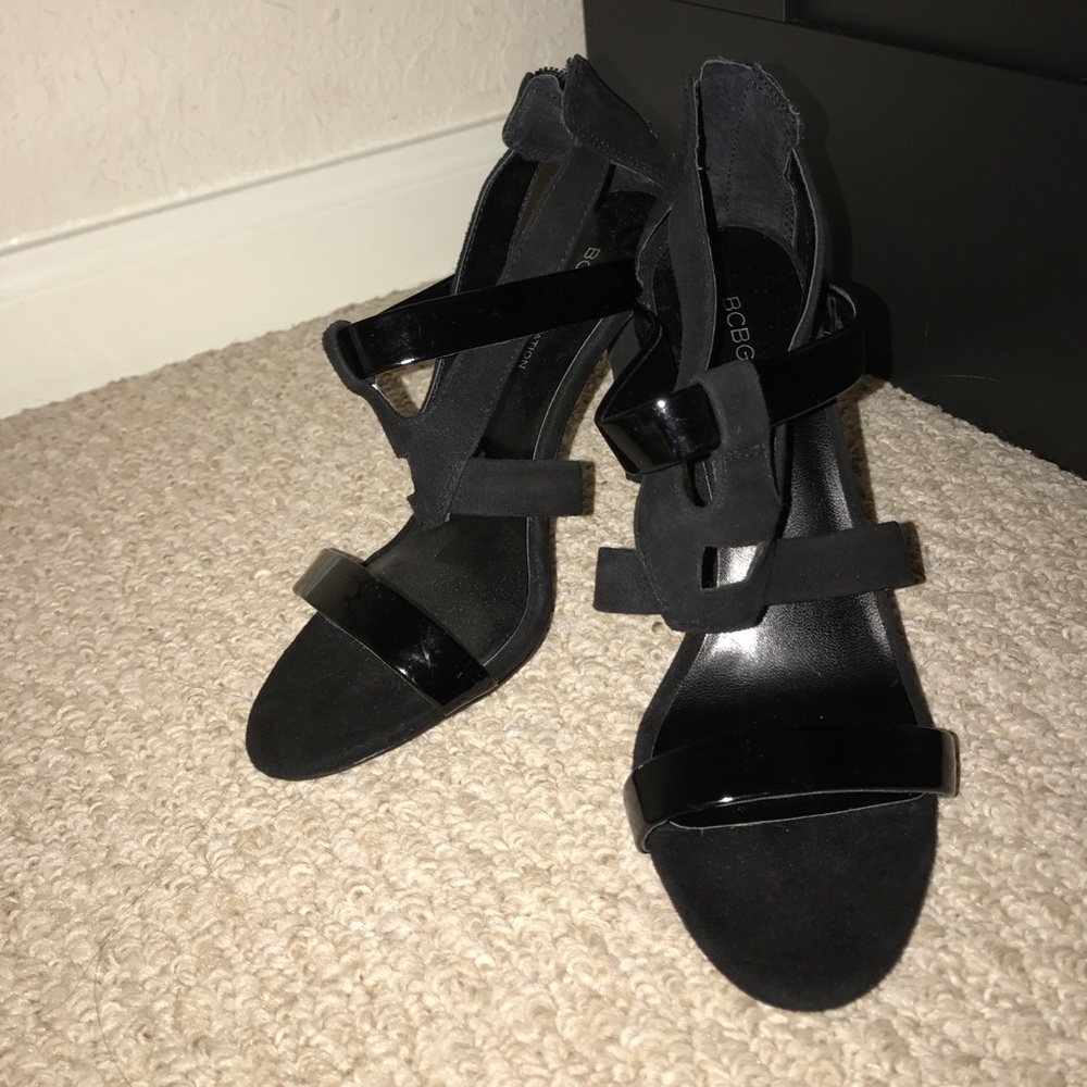 bcbg strappy heels