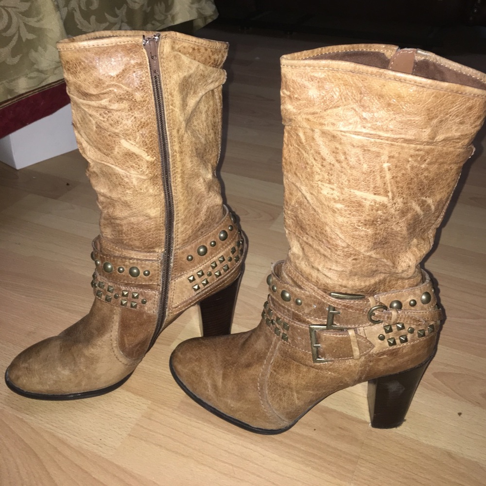 a.n.a brown boots