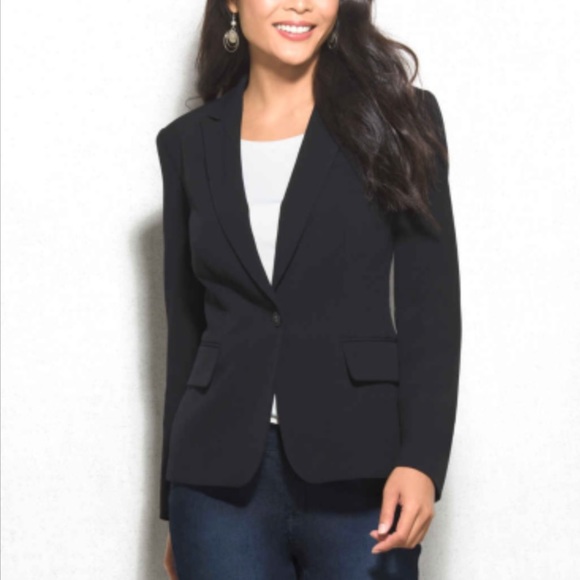 Dress Barn Jackets & Coats Nwt Dress Barn Black Suit Jacket Button