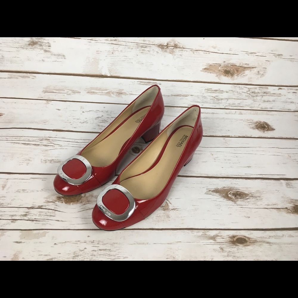 MICHAEL KORS RED PATENT LEATHER🆕