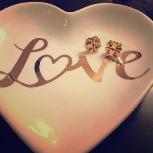 AUTHENTIC Tory Burch Gold Stud Earrings