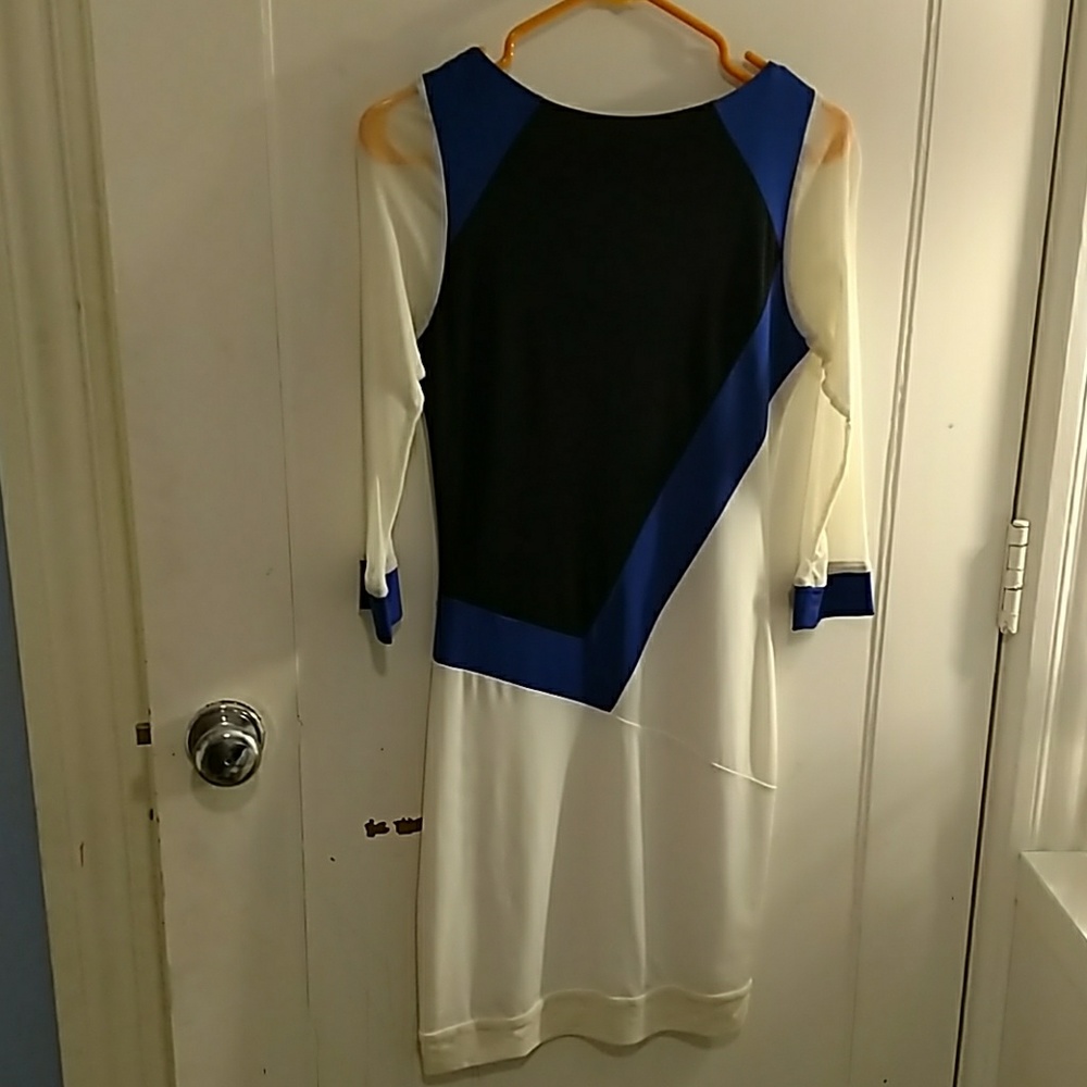 Colorblock mini dress - Picture 2 of 4