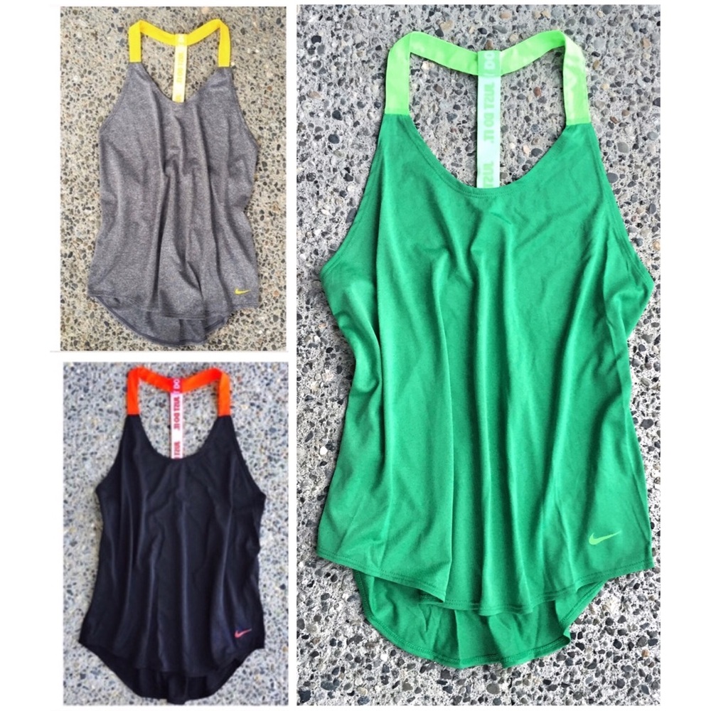 🎉Last Chance🎉 Bundle - 3 Nike Elastiska Tanks