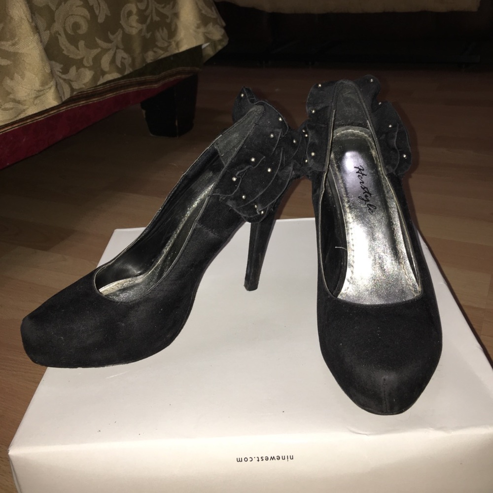 Black heels