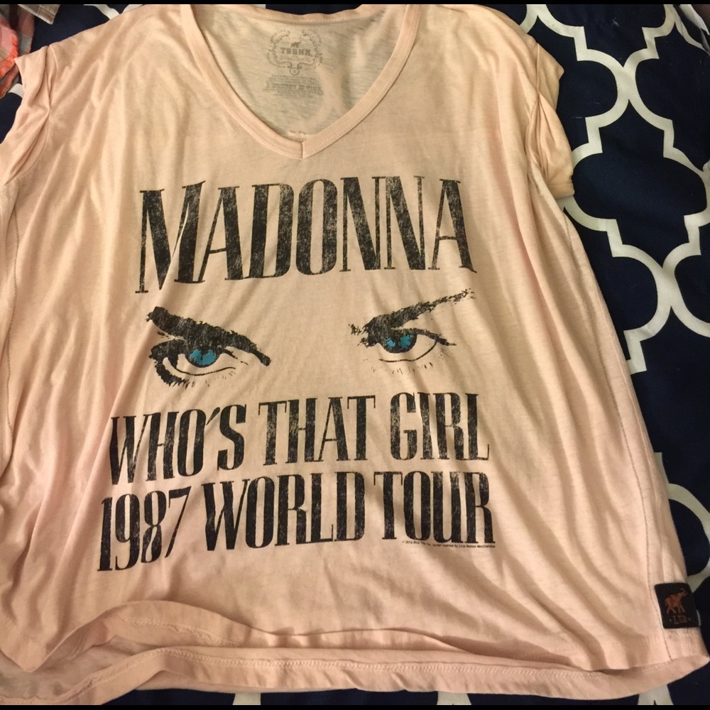 Madonna Who's that girl boutique shirt