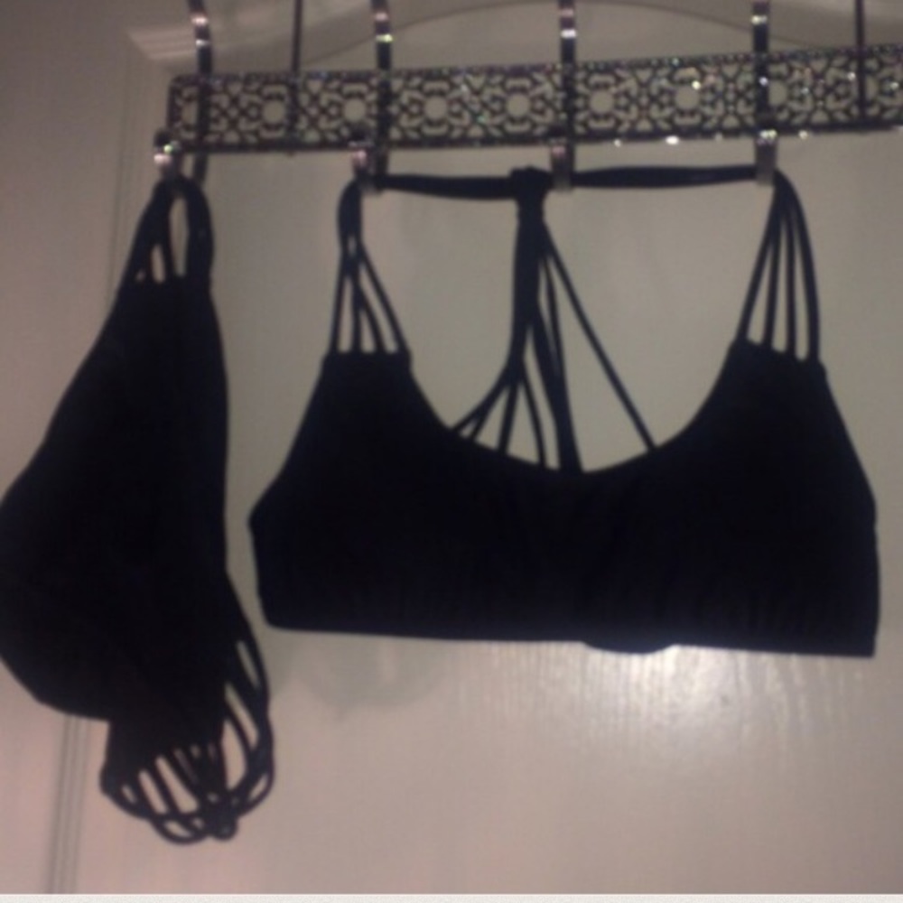NEW Black Racerback Bikini Set - Picture 3 of 4