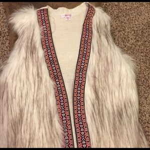 Furry vest!