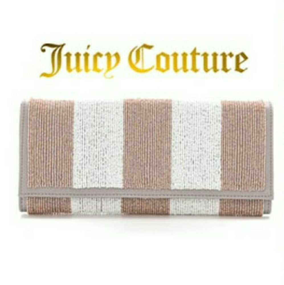 NEW💖JUICY COUTURE BEADED CLUTCH