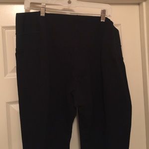 Black Stretchy Slacks! Size 22W