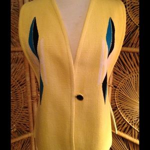 Handwoven Vintage Southwest Style Vest