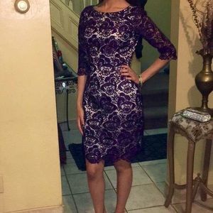 Purple Eliza J cocktail dress