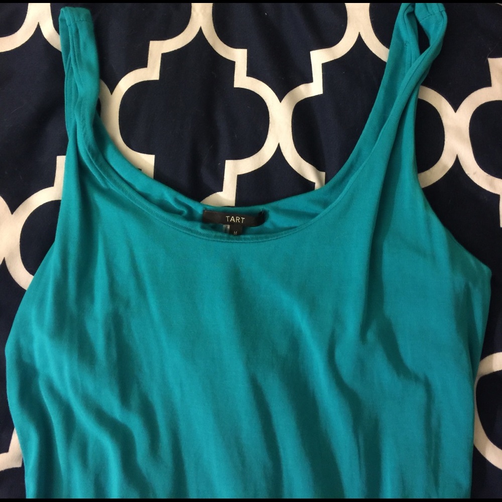 Turquoise fitted Tart dress