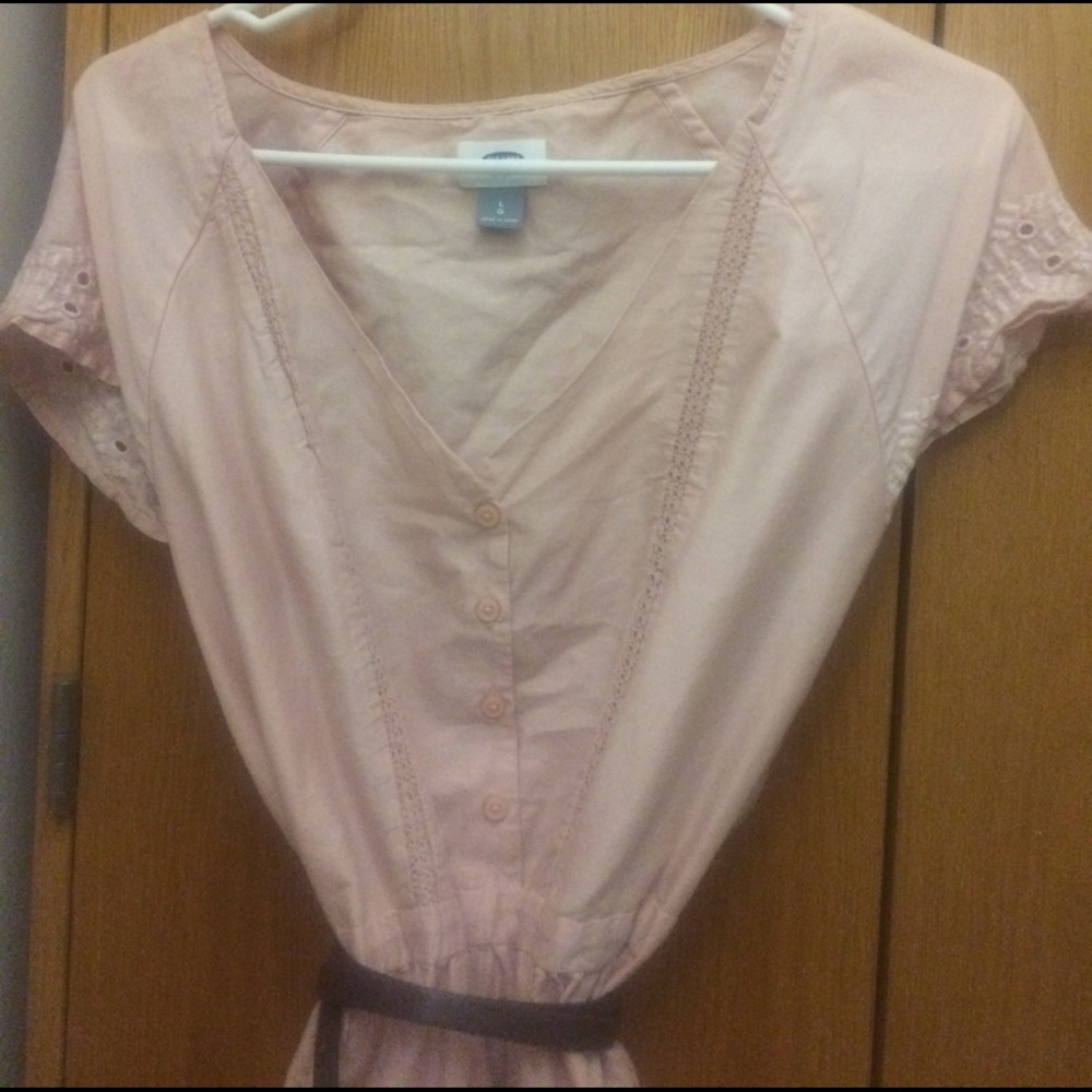 Old Navy Pink A-Line Dress L