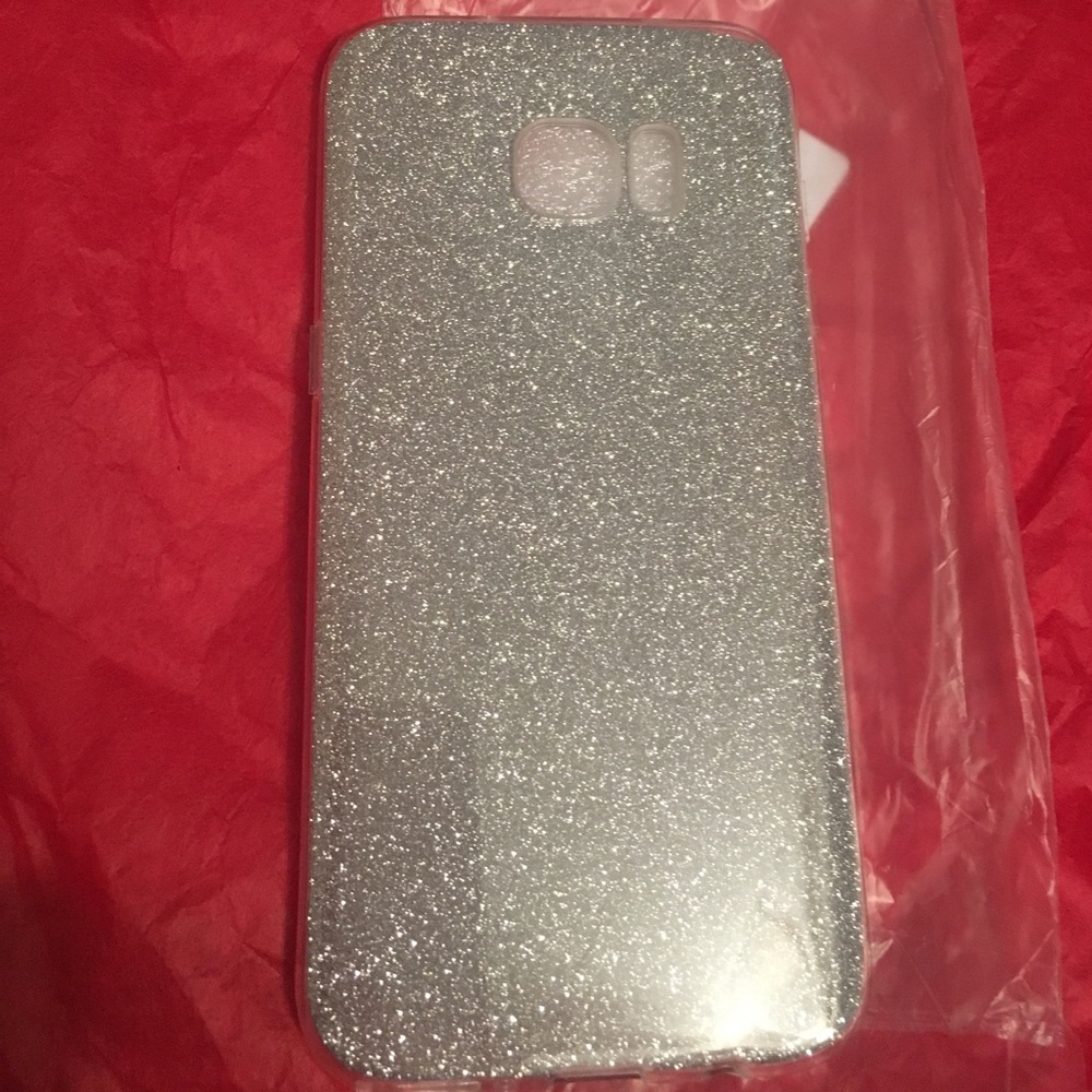 New Silver Sparkly Galaxy S7 Edge Case Sale⚡️⚡️