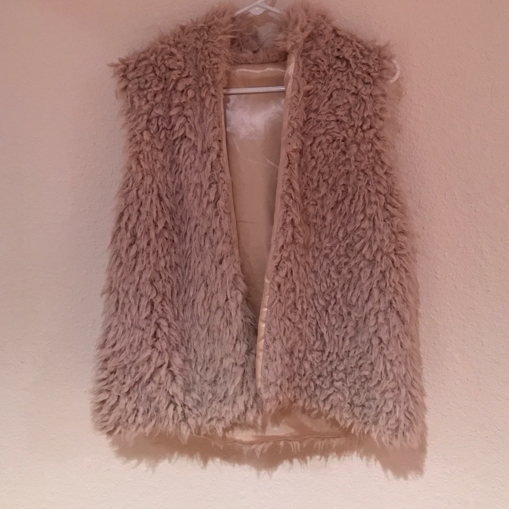 Furry Hooded Vest
