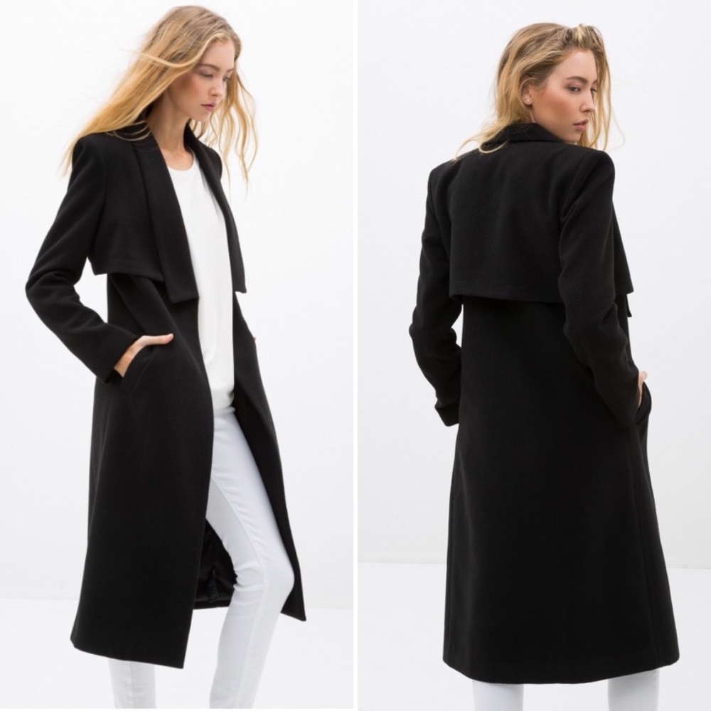 Gorg Black Trench Coat