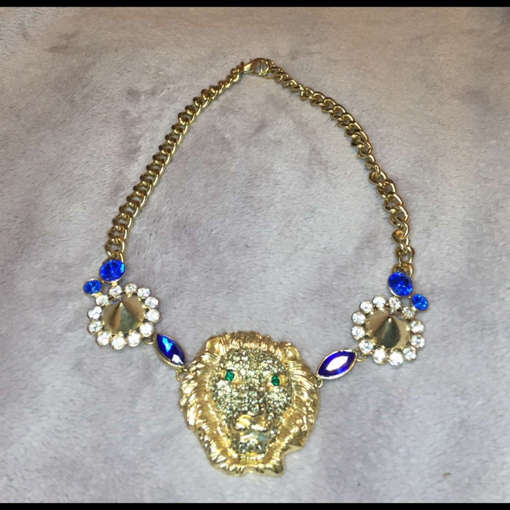 Gold Lion Necklace