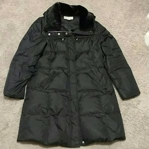 Michael Kors Faux Fur Lined Collar Down Jacket