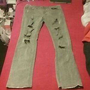 Hot Topic Gray Skinny Jeans