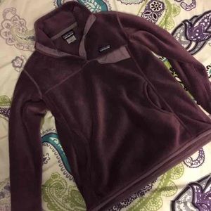Purple Patagonia Retool Snap-T Pullover